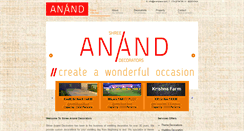 Desktop Screenshot of ananddecor.com